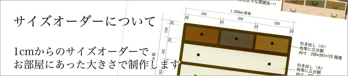 サイズオーダーについて