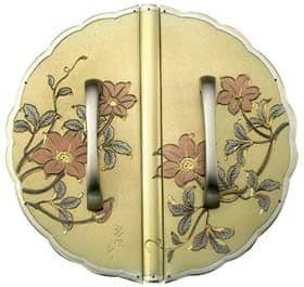 桐たんす金具【花鉄線】