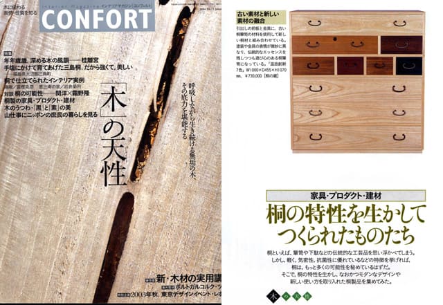 confort（コンフォート） 2004年 1月号掲載記事