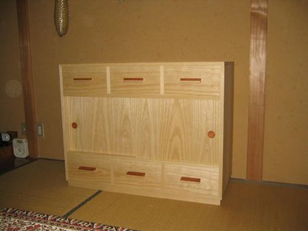 桐茶たんす