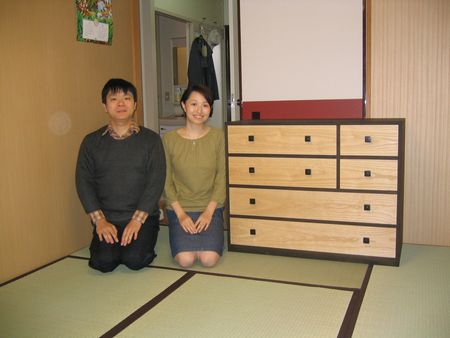 桐チェスト　一鉄ブラック