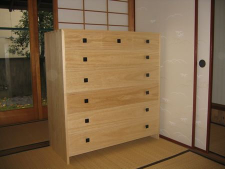 桐チェスト　鉄太