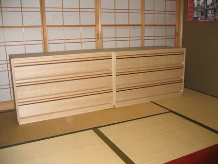 桐チェスト　キリモにtwoカラー　