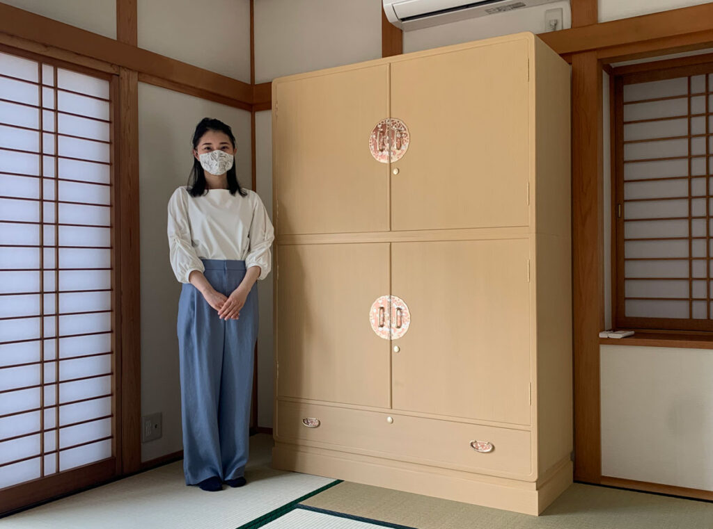 岐阜県 U様 桐たんす 和たんす「葵」別注の画像