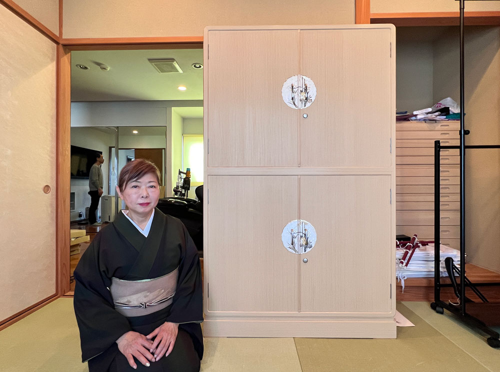 大阪府 小松様　桐たんす 和たんす「弥生」