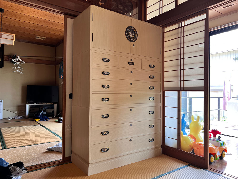 新潟県 小暮様 桐たんす 和たんす「彩」