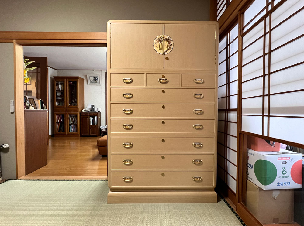 福島県 浅野様　桐たんす 和たんす「彩」別注