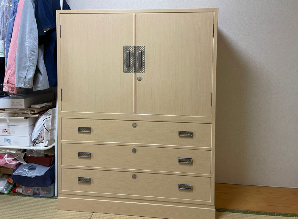 神奈川県 桜田様　桐たんす 和たんす「楓」別注