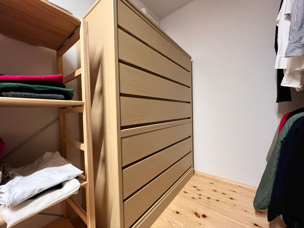 高知県 川竹様 桐たんす 整理たんす「淡雪」別注