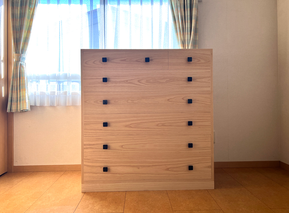 群馬県 丸山様　桐チェスト「鉄太」3