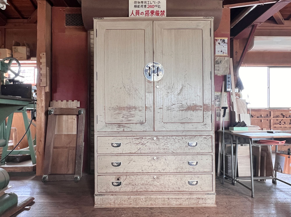 茨城県 佐竹様　桐たんす 和たんす　修理・再生・リフォーム前の画像