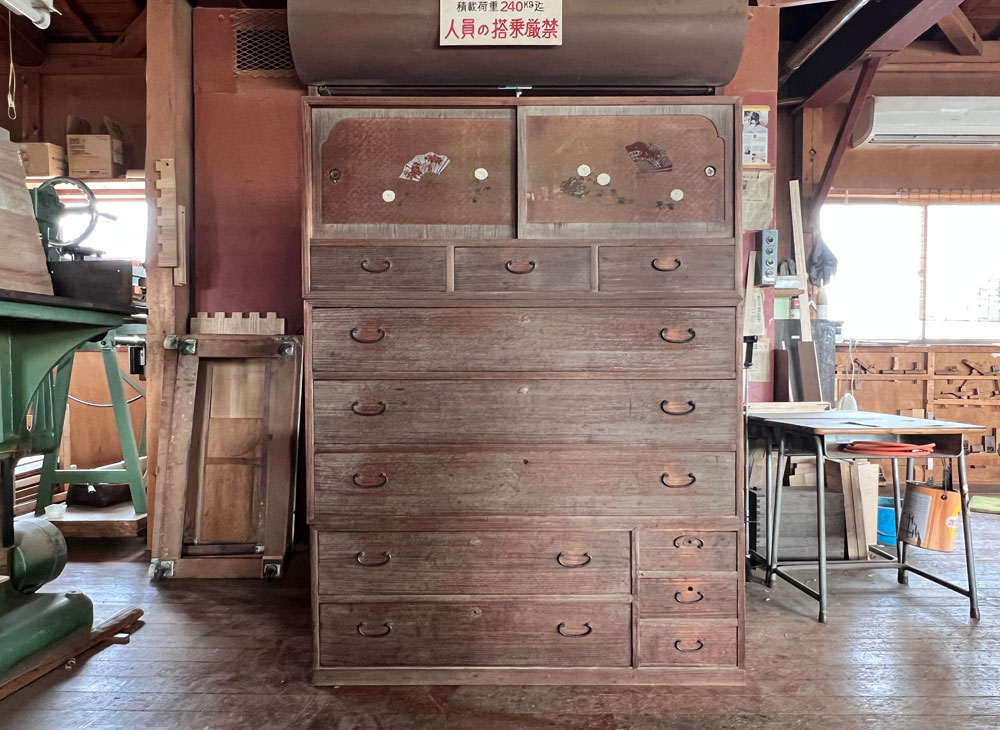 愛知県 城様　桐たんす 整理たんす　修理・再生・リフォーム前の画像