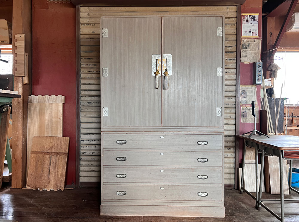 埼玉県 齋藤様 桐たんす 和たんす 修理・再生・リフォーム前の画像