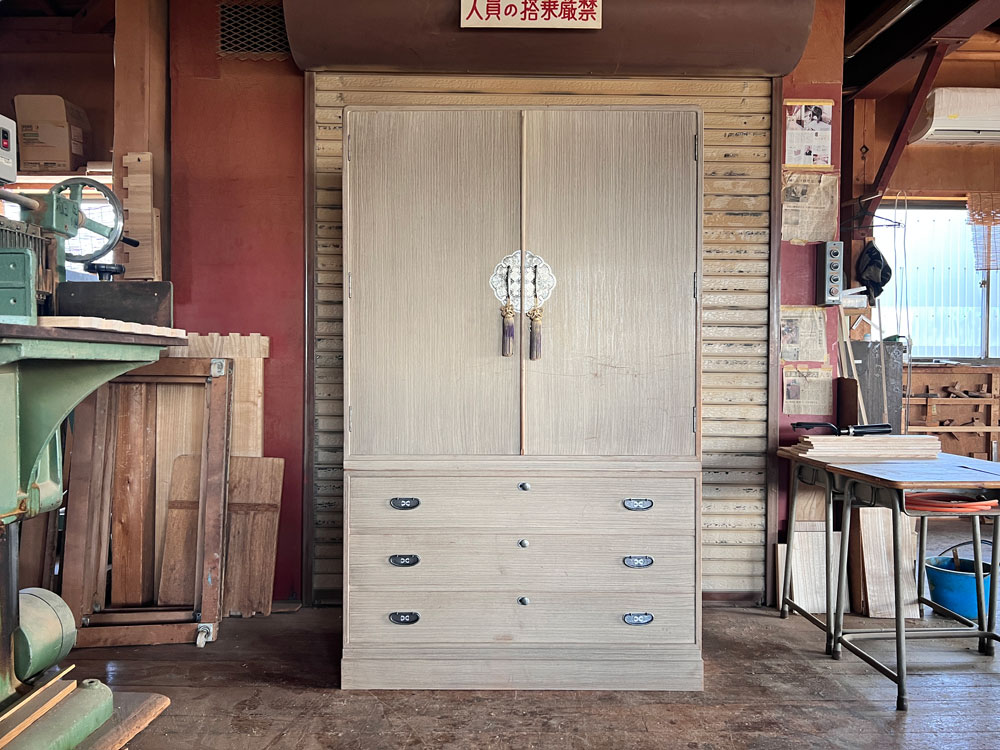 大分県 古富様 桐たんす 和たんす 修理・再生・リフォーム前の画像