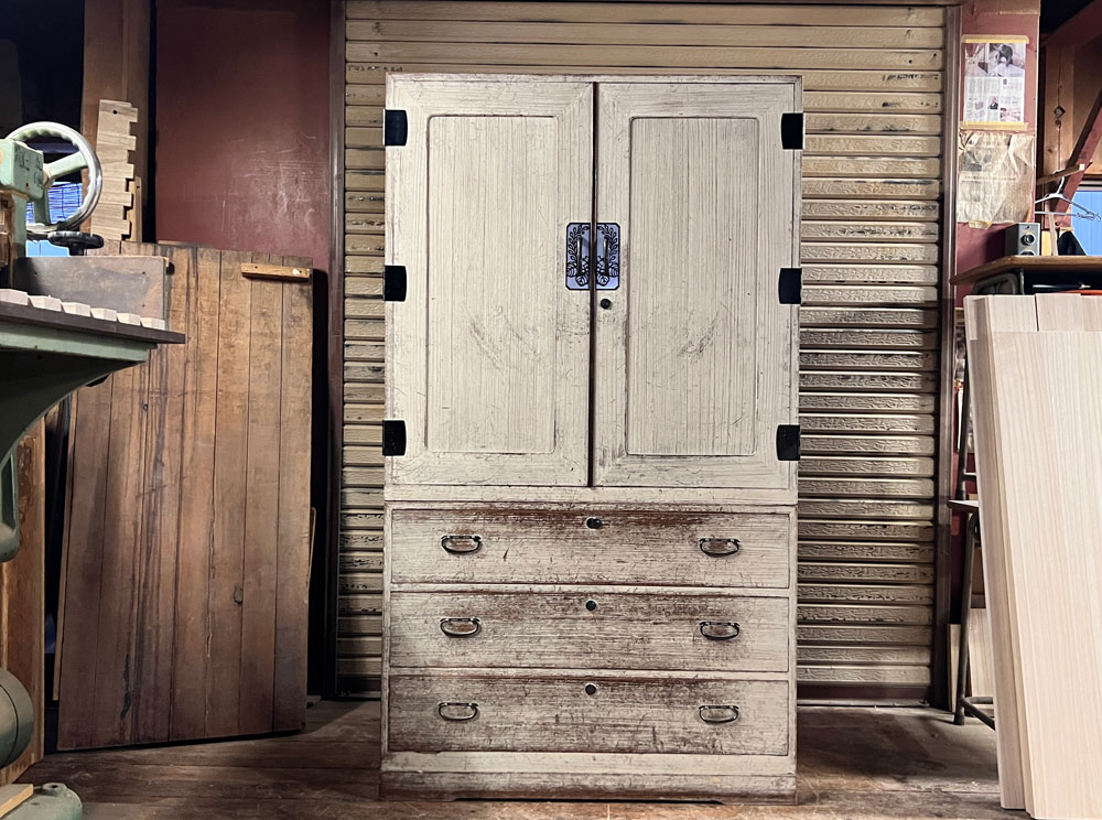 愛知県 高木様　桐たんす 和たんす　修理・再生・リフォーム前の画像