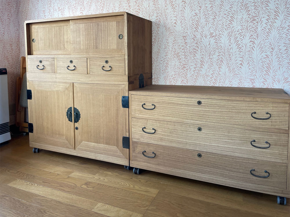 新潟県 浅井様　桐たんす 和たんす　修理・再生。リメイク後の画像