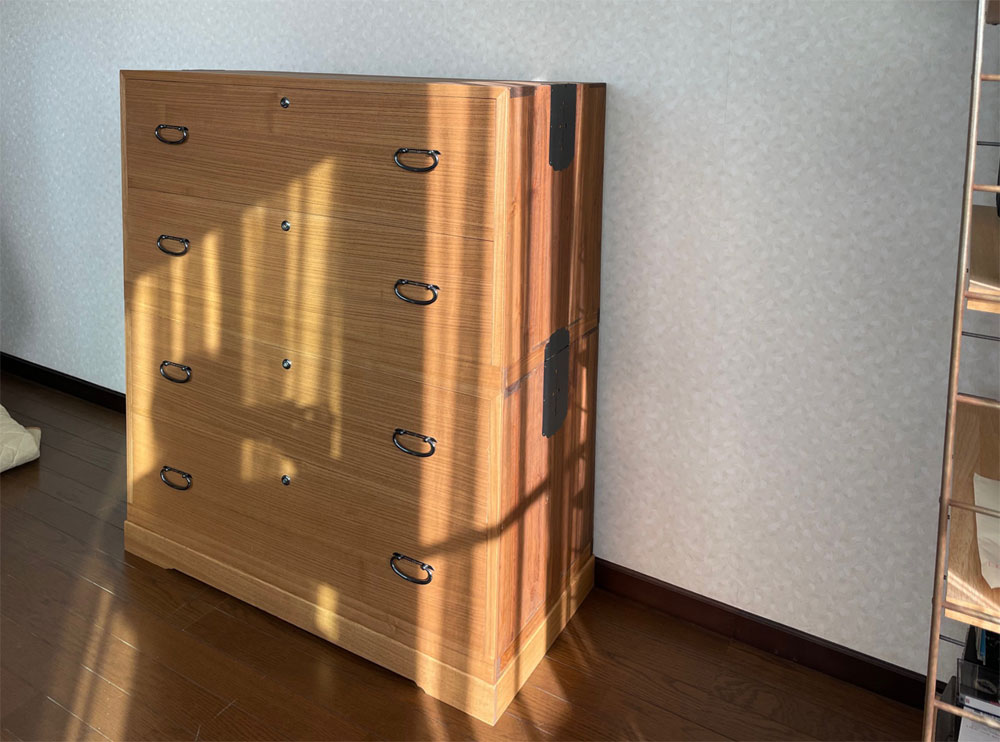 千葉県 出口様　桐たんす 整理たんす　修理・再生・リフォーム後の画像