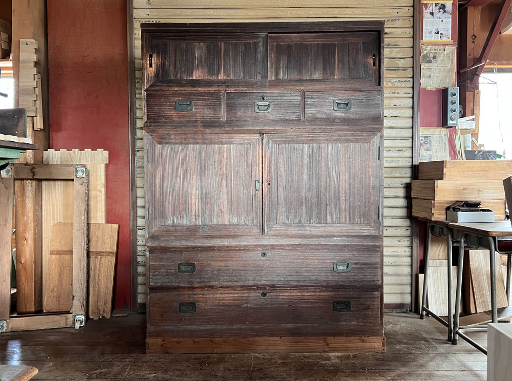 東京都 見浪様 桐たんす 和たんす 修理・再生・リフォーム前の画像