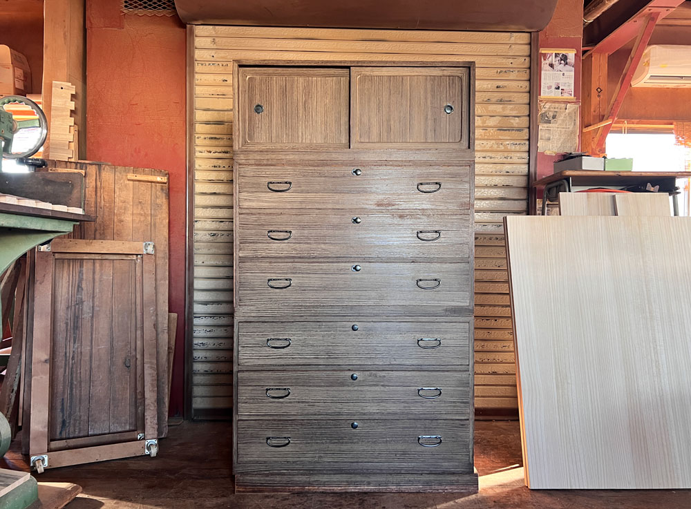 神奈川県 小林様　桐たんす 整理たんす　修理・再生・リフォーム前の画像