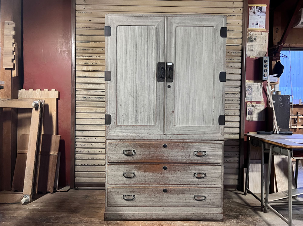 東京都 三崎様 桐たんす 和たんす 修理・再生・リフォーム前の画像