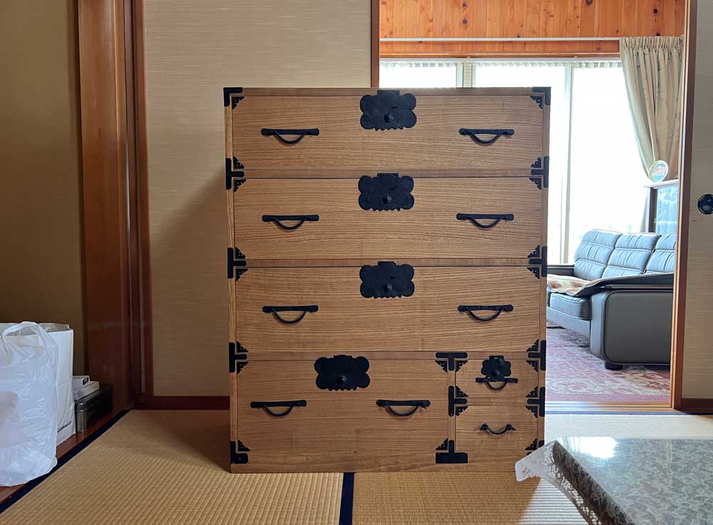 新潟県 倉品様 桐たんす 整理たんす 修理・再生・リフォーム後の画像