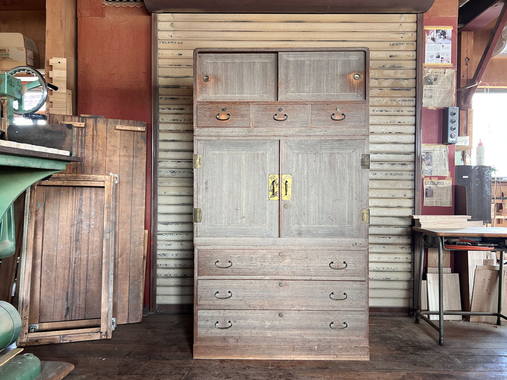 石川県 河村様　桐たんす 和たんす　修理・再生・リメイク前の画像