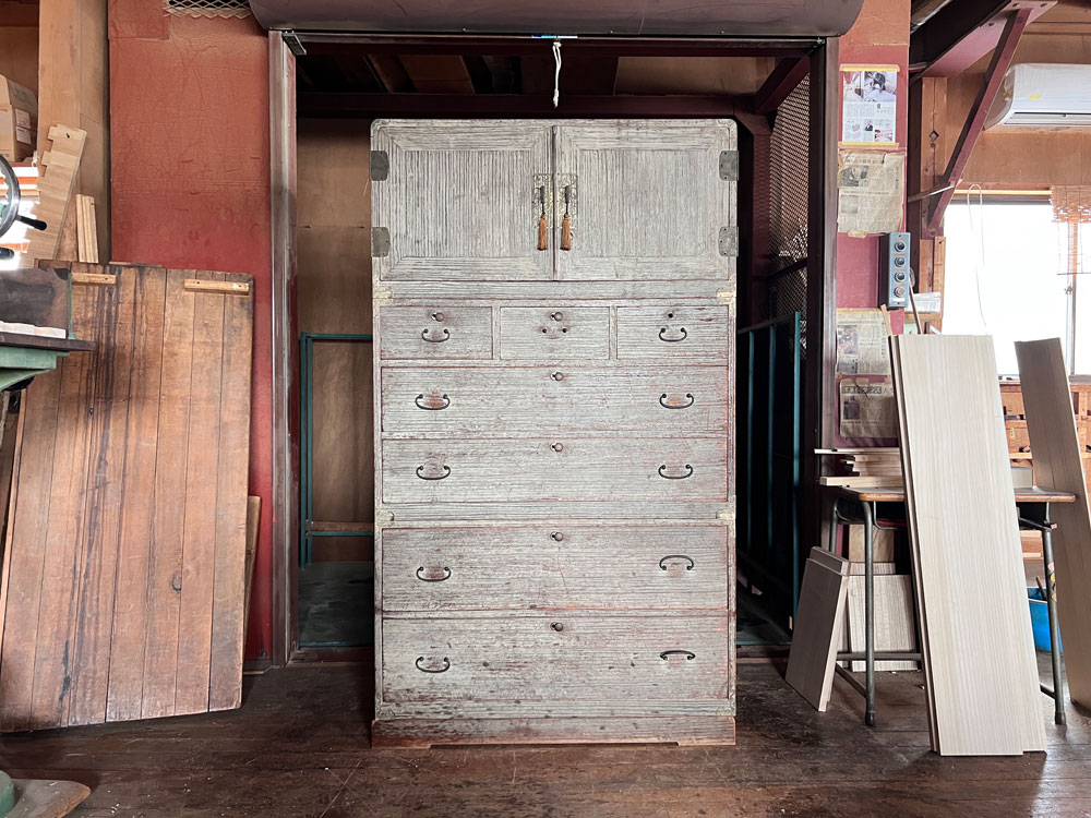 千葉県 佐藤様　桐たんす 和たんす　修理・再生・リフォーム前の画像