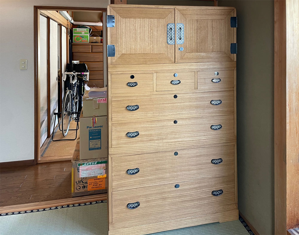 千葉県 佐藤様　桐たんす 和たんす　修理・再生・リフォーム後の画像