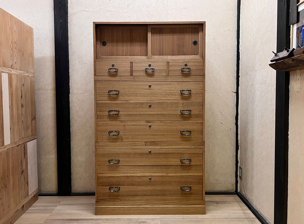 東京都 根岸様 桐たんす 整理たんす 修理・再生・リフォーム後の画像