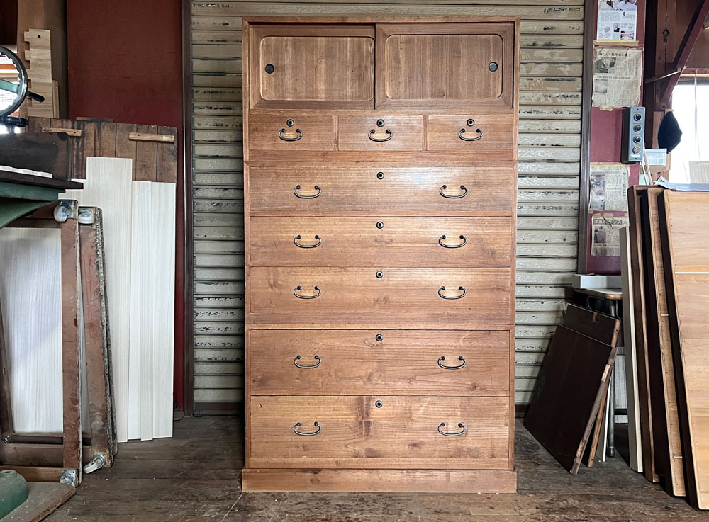 東京都 根岸様　桐たんす 整理たんす　修理・再生・リフォーム