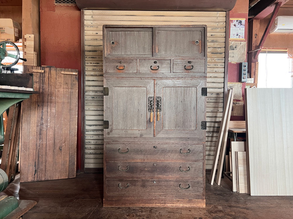 東京都 三宅様 桐たんす 和たんす 修理・再生・リメイク前の画像