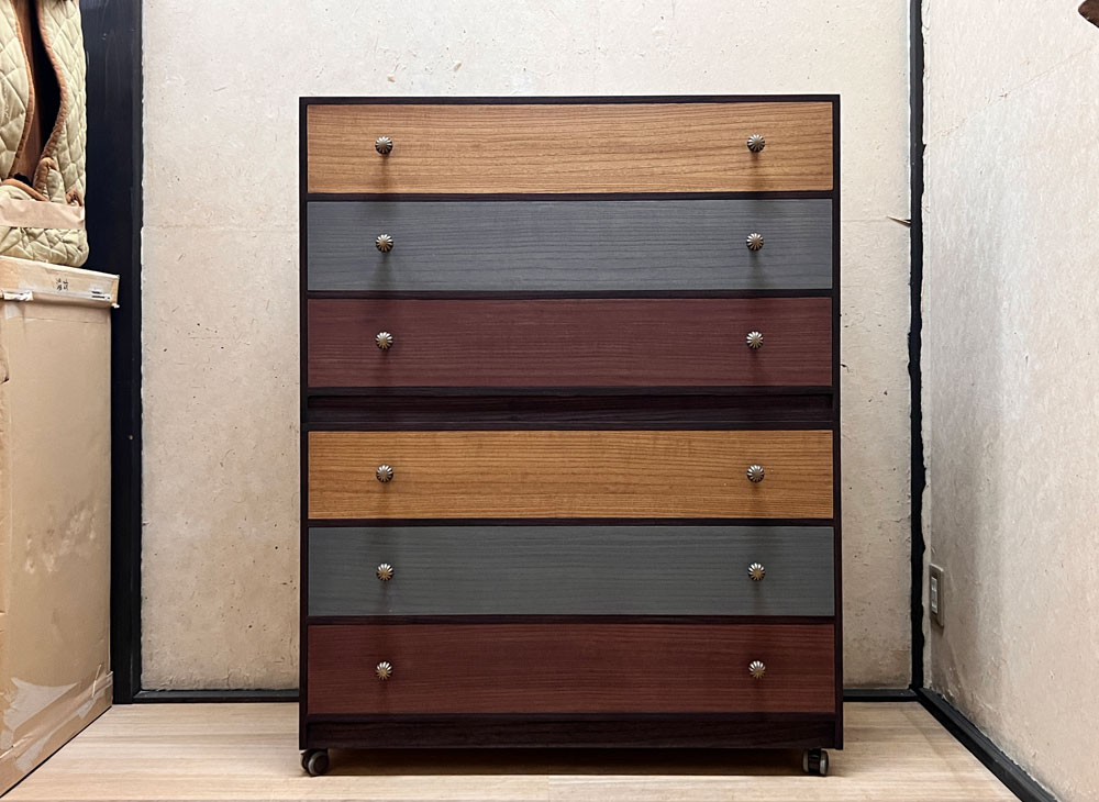 愛知県 須田様　桐たんす 整理たんす　修理・再生・リメイク後の画像