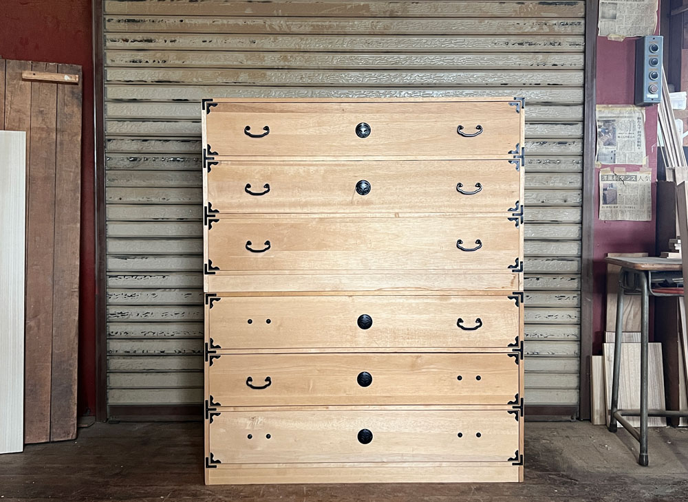 愛知県 須田様　桐たんす 整理たんす　修理・再生・リメイク前の画像