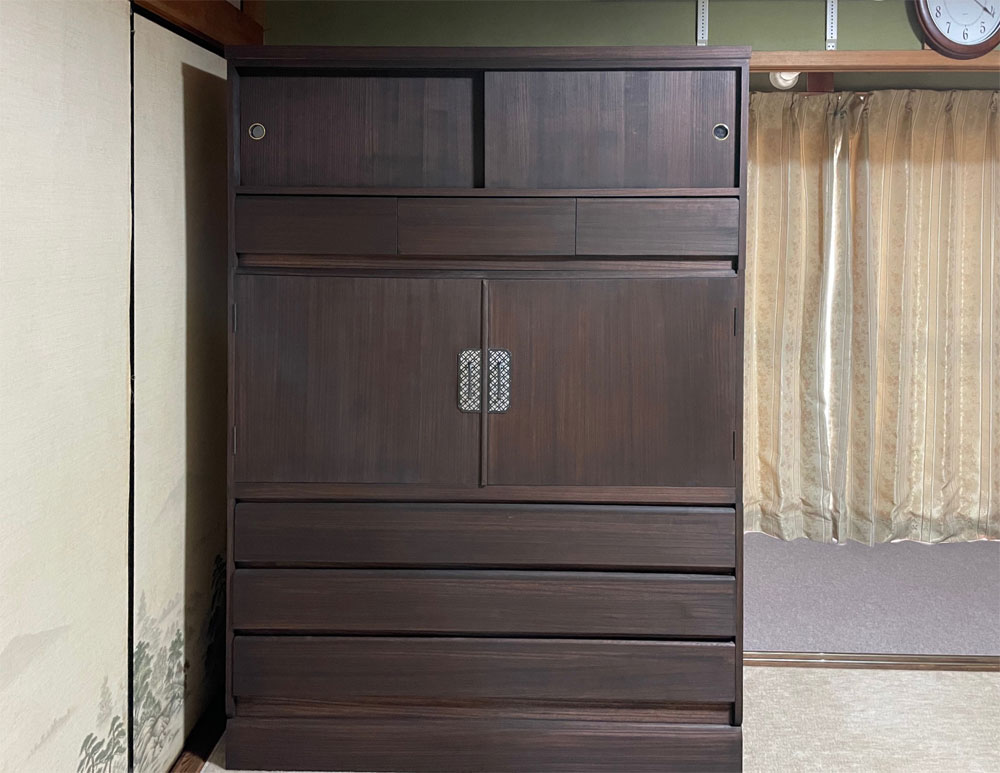 兵庫県 林様　桐たんす 和たんす　修理・再生・リフォーム後の画像