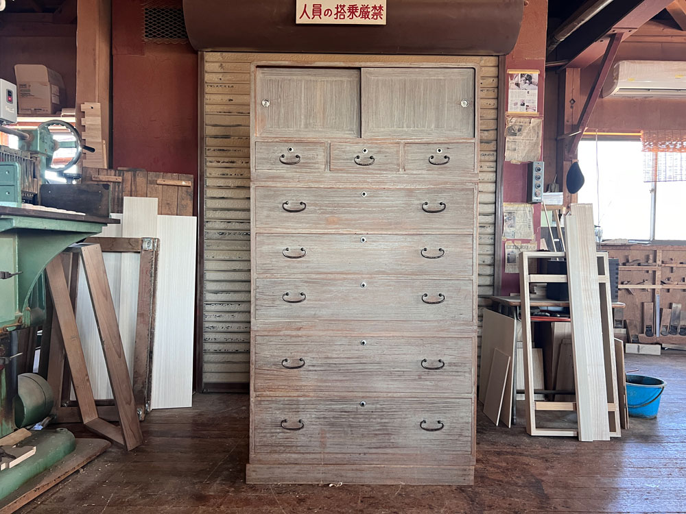 新潟県 根津様 桐たんす 整理たんす 修理・再生・リフォーム前の画像