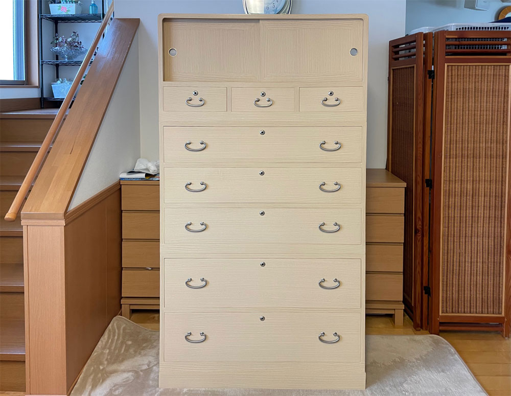 新潟県 根津様 桐たんす 整理たんす 修理・再生・リフォーム後の画像