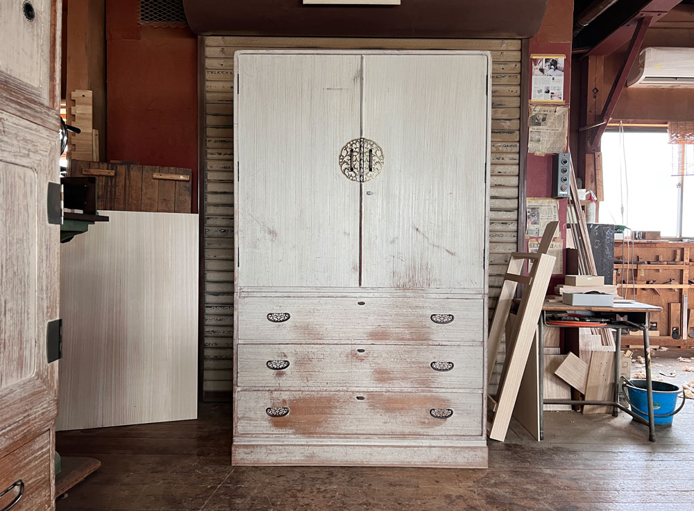 東京都 川口様　桐たんす 和たんす　修理・再生・リフォーム前の画像