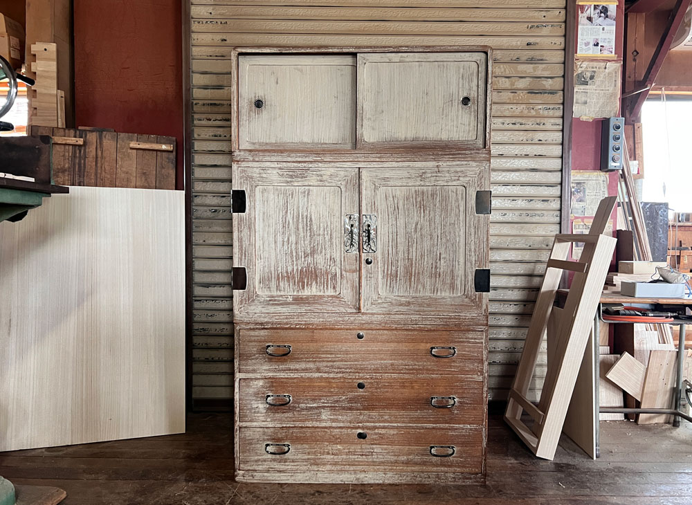 東京都 和地様　桐たんす 和たんす　修理・再生・リメイク前の画像