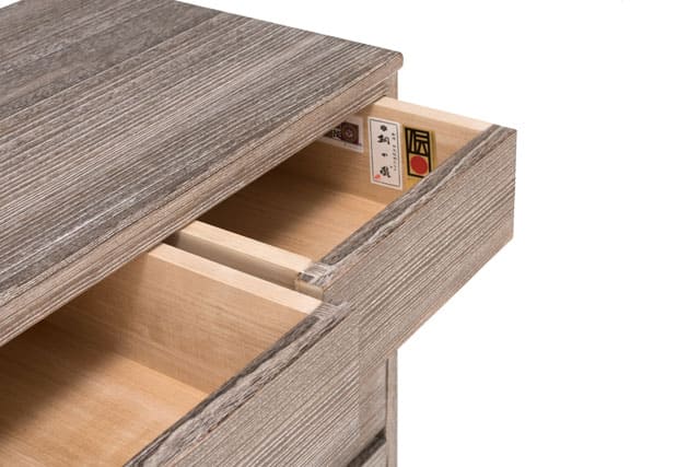 整理たんす 淡雪（焼き桐） 三代続く桐たんす工房 桐の蔵