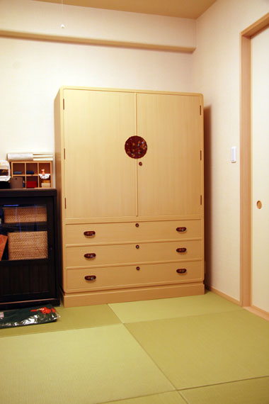 桐たんす 4尺 胴厚 下三 和たんす