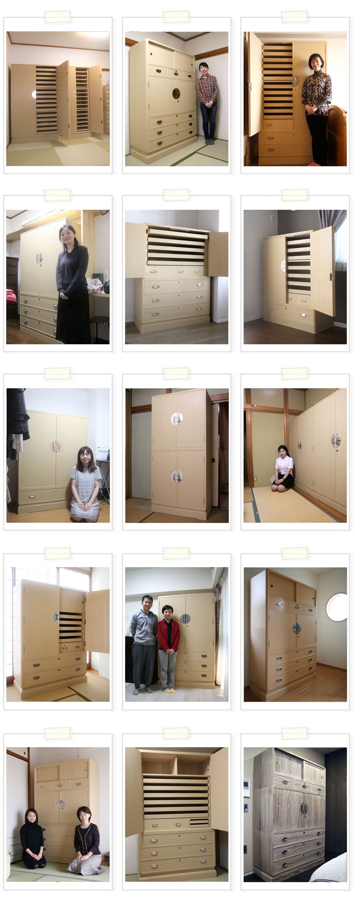 和たんすを購入していただいたお客様